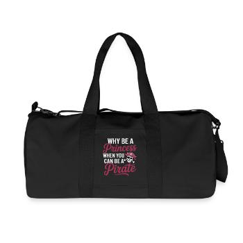 Pirate Princess Rebellion Tee - Recycled Canvas Sports Bag by Stanley/Stella - black - Front