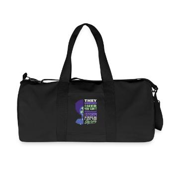 Mois de l’histoire des Noirs Afrocentrique - Sac de sport en toile recyclée Stanley/Stella - noir - Devant