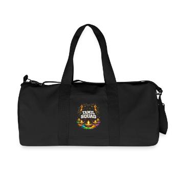Tamil Squad Tamilisch Sri Lanka - Recycled Canvas Sports Bag by Stanley/Stella - black - Front