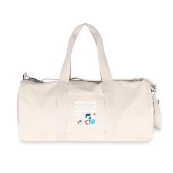Pharmacien Pharmacien Fier - Sac de sport en toile recyclée Stanley/Stella - blanc naturel - Devant