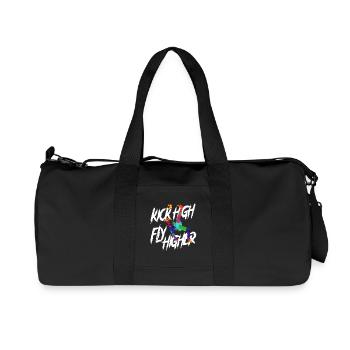 Sepak Takraw - Recycled Canvas Sports Bag by Stanley/Stella - black - Front