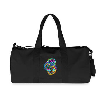 Triathlon - Recycelte Canvas-Sporttasche von Stanley/Stella - Schwarz - Vorne