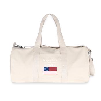 Independence and Love USA - Recycled Canvas Sports Bag by Stanley/Stella - natural - Front