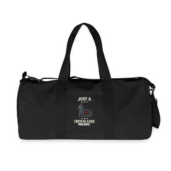 Intensive Care Paramedic Advanced EMT as Identity - Recycled Canvas Sports Bag by Stanley/Stella - black - Front