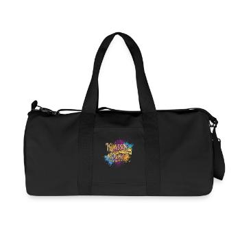 Cor ténor - musique classique, rocks, musique classique, éventail, cuivres - Sac de sport en toile recyclée Stanley/Stella - noir - Devant
