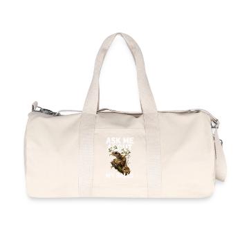 King Python Snakes Lover Terrarium Python - Recycled Canvas Sports Bag by Stanley/Stella - natural - Front