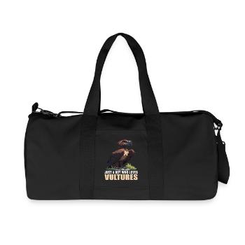 Geier - Recycelte Canvas-Sporttasche von Stanley/Stella - Schwarz - Vorne