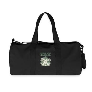 You Had Me At Matcha Funny Green Tea Matcha Lover - Recycelte Canvas-Sporttasche von Stanley/Stella - Schwarz - Vorne