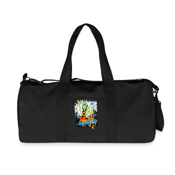 Légende du basket-ball urbain - Jouez comme si vous le pensaiez - Sac de sport en toile recyclée Stanley/Stella - noir - Devant