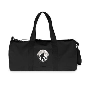 Bigfoot Basketball Spieler - Recycelte Canvas-Sporttasche von Stanley/Stella - Schwarz - Vorne