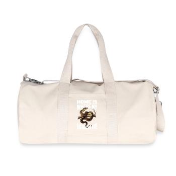 King Python Snakes Lover Terrarium Python - Recycled Canvas Sports Bag by Stanley/Stella - natural - Front
