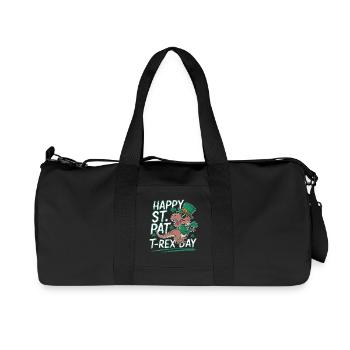 T-Rex pour la Saint-Patrick - Sac de sport en toile recyclée Stanley/Stella - noir - Devant