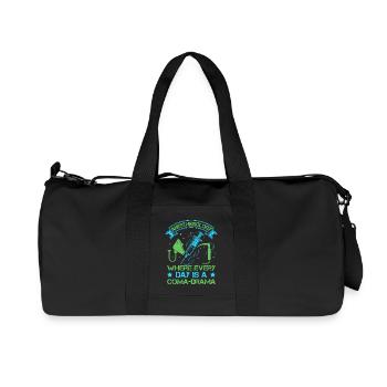 Anesthesiologist Coma-Drama Anesthesia - Recycled Canvas Sports Bag by Stanley/Stella - black - Front
