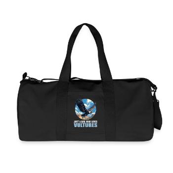 Geier - Recycelte Canvas-Sporttasche von Stanley/Stella - Schwarz - Vorne