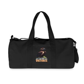 Geier - Recycelte Canvas-Sporttasche von Stanley/Stella - Schwarz - Vorne