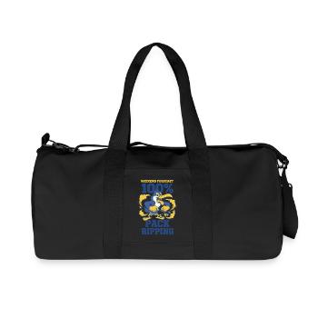 Weekend Forecast Pack Ripping Card Collector - Recycled Canvas Sports Bag by Stanley/Stella - black - Front