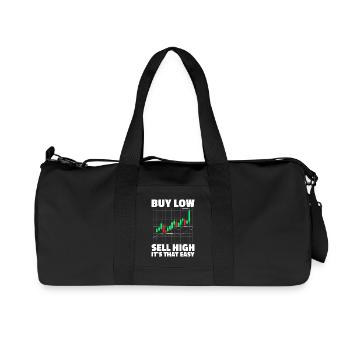 Acheter bas vendre cher Marché boursier Trader en bourse - Sac de sport en toile recyclée Stanley/Stella - noir - Devant