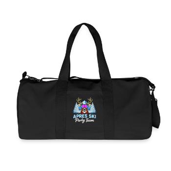 Apres Ski Party Team Hirsch - Recycelte Canvas-Sporttasche von Stanley/Stella - Schwarz - Vorne