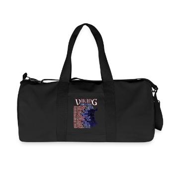 Tournée mondiale de la mythologie nordique du Valhalla viking - Sac de sport en toile recyclée Stanley/Stella - noir - Devant