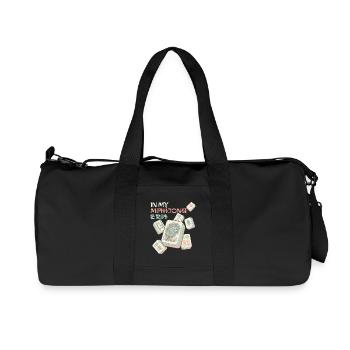 In meiner Mahjong-Ära Mah Jong-Spieler - Recycelte Canvas-Sporttasche von Stanley/Stella - Schwarz - Vorne
