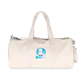 Diabetes type 1 diabetic - Recycled Canvas Sports Bag by Stanley/Stella - natural - Front