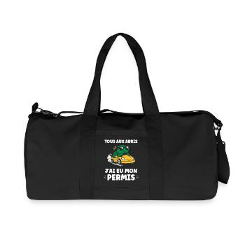 Humor I have my driver's license - Recycled Canvas Sports Bag by Stanley/Stella - black - Front