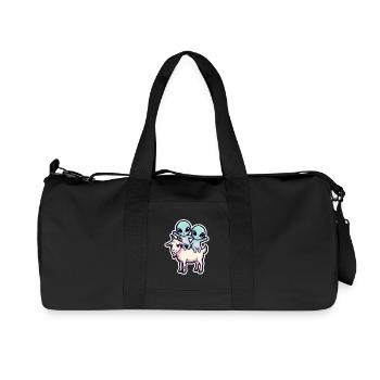 Alien Baby Ziege Lustig - Recycelte Canvas-Sporttasche von Stanley/Stella - Schwarz - Vorne
