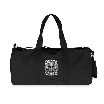 Outta This World Alien Shirt – 90s Style - Recycled Canvas Sports Bag by Stanley/Stella - black - Front