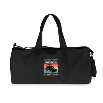 Winter service SNOWPLOUGH LEGEND RETIRED - Recycled Canvas Sports Bag by Stanley/Stella - black - Front