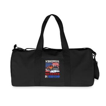 SNOWPLOW RETIRED MASTER Fun - Recycled Canvas Sports Bag by Stanley/Stella - black - Front