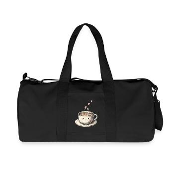 Cherry Blossom Sakura Cherry Blossom - Recycled Canvas Sports Bag by Stanley/Stella - black - Front