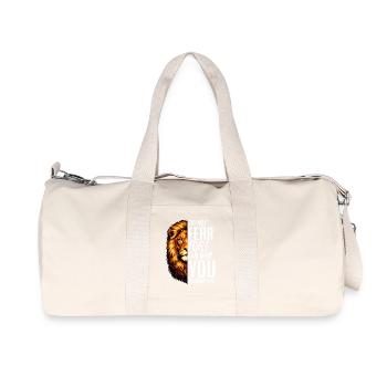 Do Not Fear For I Am With You Isaiah 41:10 Judah - Recycled Canvas Sports Bag by Stanley/Stella - natural - Front