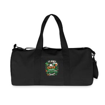 It ain't over til it's clover | St Patrick's Day - Recycelte Canvas-Sporttasche von Stanley/Stella - Schwarz - Vorne