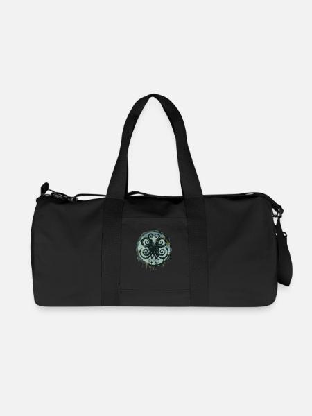 Cthulhu-Symbol Lovecraft Kosmischer Horror - Recycelte Canvas-Sporttasche von Stanley/Stella - Schwarz