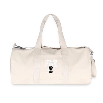 Boîte manuelle automatique classique - Sac de sport en toile recyclée Stanley/Stella - blanc naturel - Devant