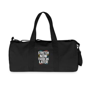 Un thérapeute de la main s’étire maintenant pour remercier le kinésithérapeute - Sac de sport en toile recyclée Stanley/Stella - noir - Devant