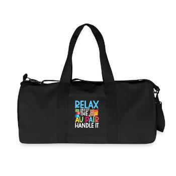 Nounou d’appréciation de la baby-sitter Au Pair - Sac de sport en toile recyclée Stanley/Stella - noir - Devant