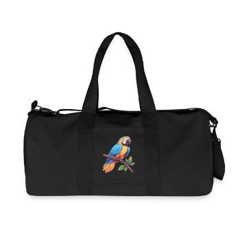 Macaw's Era - Recycled Canvas Sports Bag by Stanley/Stella - black - Front