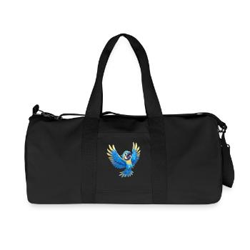 Macaw's Era - Recycled Canvas Sports Bag by Stanley/Stella - black - Front