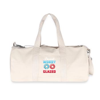 Restauration rapide en donuts - Sac de sport en toile recyclée Stanley/Stella - blanc naturel - Devant