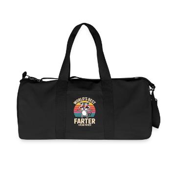T-shirt Raton laveur de la fête des pères – Le meilleur pet du monde - Sac de sport en toile recyclée Stanley/Stella - noir - Devant