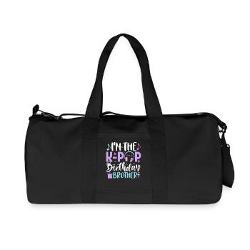 Je suis le frère d’anniversaire de K Pop - Sac de sport en toile recyclée Stanley/Stella - noir - Devant