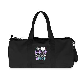 Je suis l’oncle d’anniversaire de K Pop - Sac de sport en toile recyclée Stanley/Stella - noir - Devant