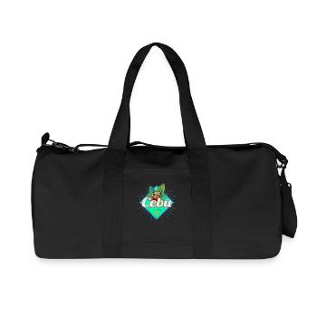 Cebu Island Philippines Coconut Retro Souvenir - Recycled Canvas Sports Bag by Stanley/Stella - black - Front