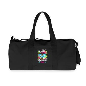 Girls Gone Cruising 2026 Tropical Vacation - Recycelte Canvas-Sporttasche von Stanley/Stella - Schwarz - Vorne