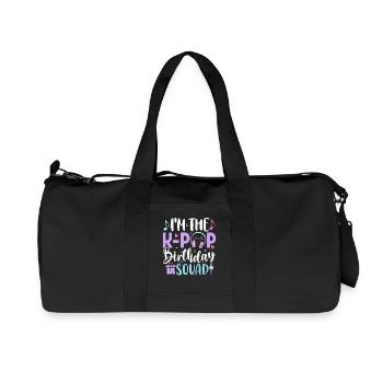 I'm The K Pop Birthday Squad - Recycelte Canvas-Sporttasche von Stanley/Stella - Schwarz - Vorne