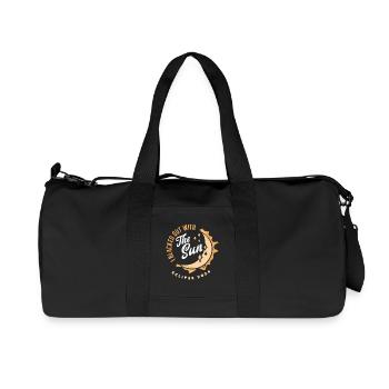 Solar eclipse 2026, August 12 - Recycled Canvas Sports Bag by Stanley/Stella - black - Front