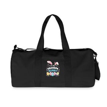 Ich Bin Der Opa Bunny Süßes - Recycelte Canvas-Sporttasche von Stanley/Stella - Schwarz - Vorne