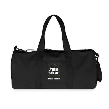Math 13th Birthday Root 169 Teenager - Recycled Canvas Sports Bag by Stanley/Stella - black - Front
