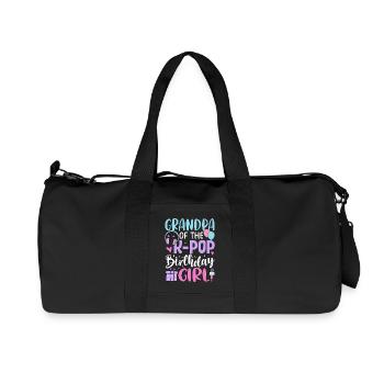 Grandpa Of The K Pop Birthday Girl - Recycelte Canvas-Sporttasche von Stanley/Stella - Schwarz - Vorne